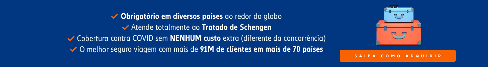 Banner - Saiba como adquirir o Seguro Viagem Allianz