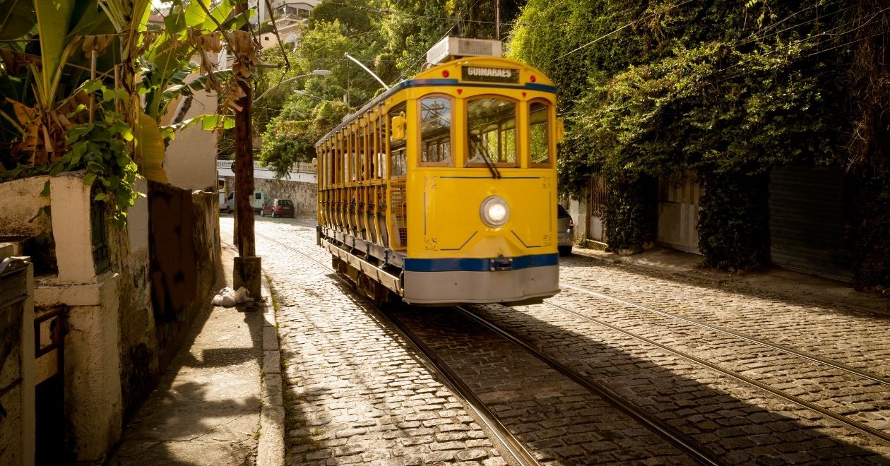 Bondinho de Santa Tereza no Rio de Janeiro