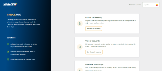 Check mig: como preencher o formulário para entrar na Colômbia