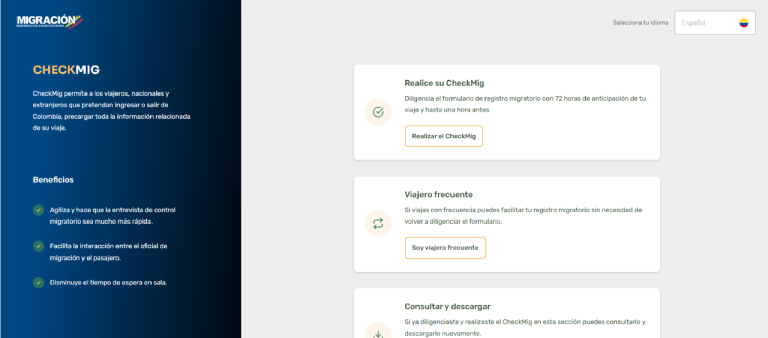 Check mig: como preencher o formulário para entrar na Colômbia